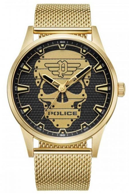 Montre Quartz - POLICE - Golden/Black/Golden