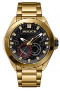 Montre - Quartz - Police - Golden - Black