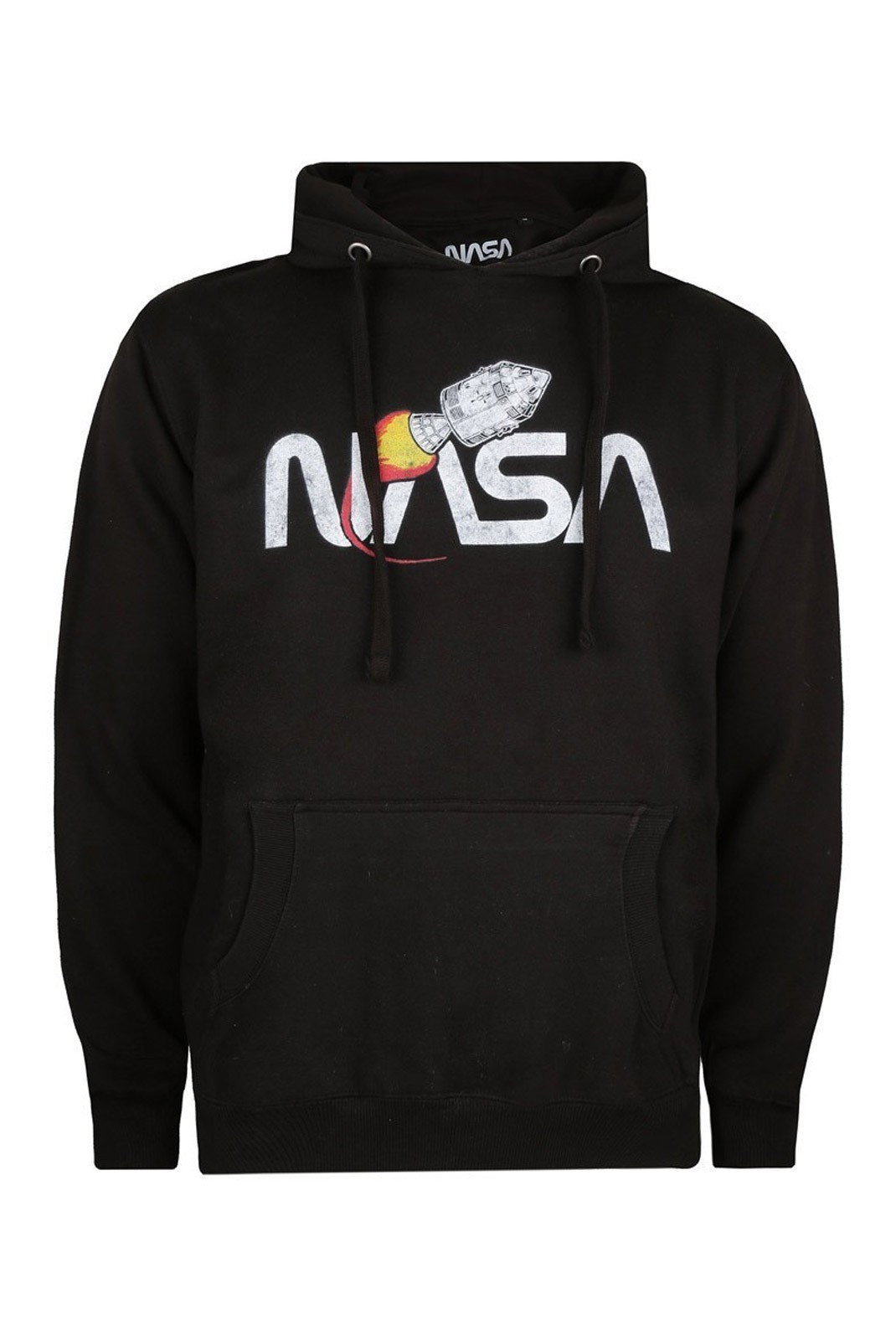 Sweatshirt - NASA - Vintage Rocket - Black - AIMHS004BLK