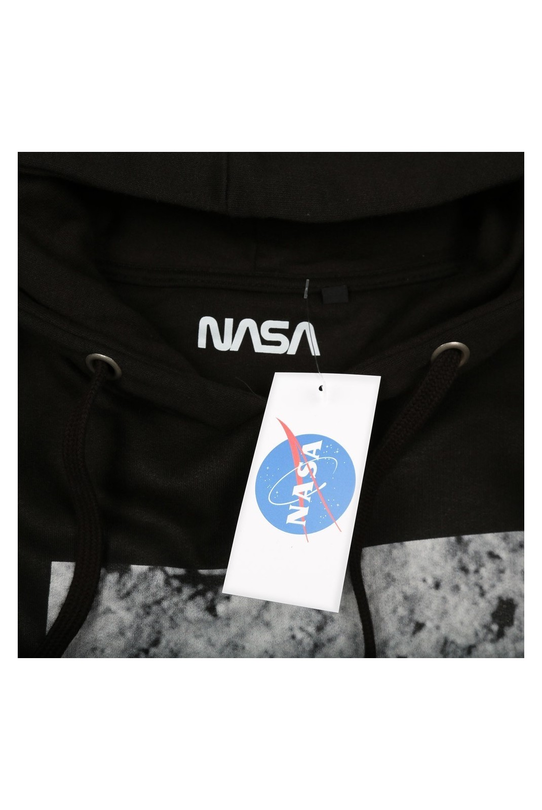 Sweatshirt - NASA - One Step - Black - AIMHS028BLK