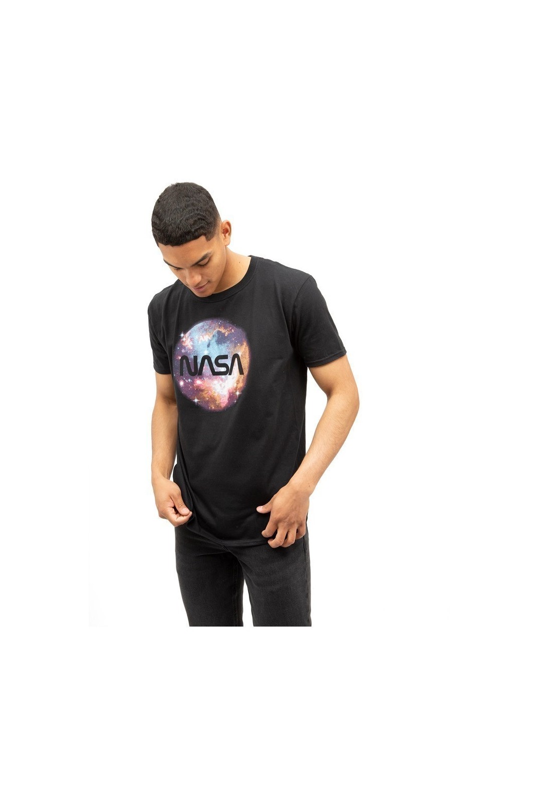 T-SHIRT - NASA - Galaxy - Black - AIMTS008BLK