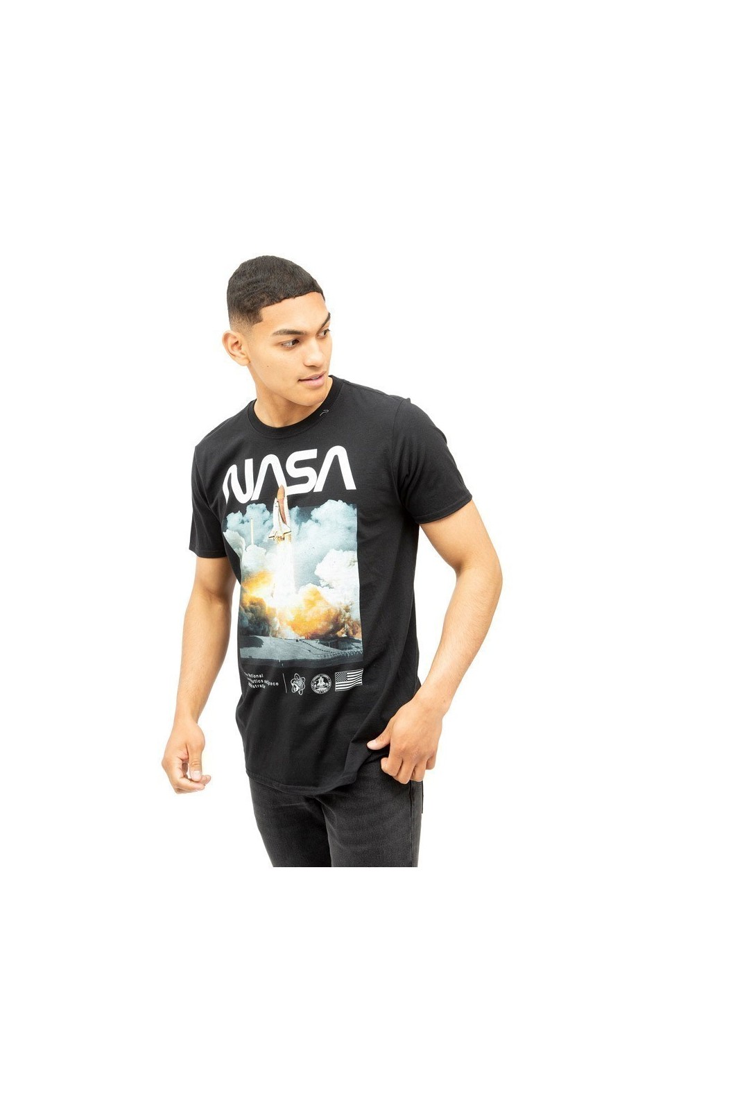 T-SHIRT - NASA - Light Off - Black - AIMTS014BLK