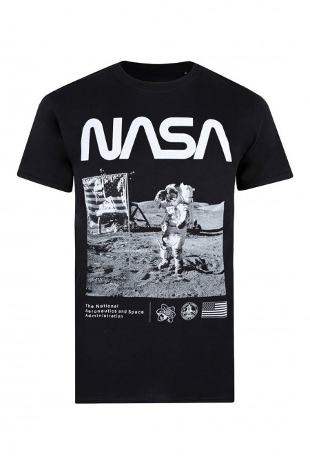 T-SHIRT - NASA - Salute - Black - AIMTS016BLK