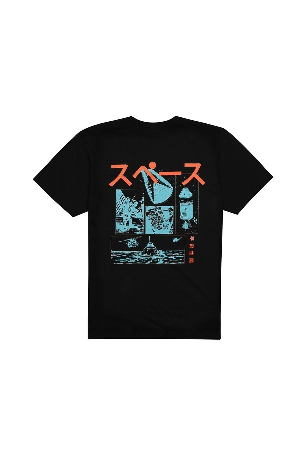 T-SHIRT - NASA - Comic - Black - AIMTS024BLK