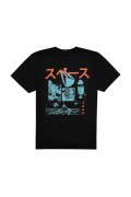 T-SHIRT - NASA - Comic - Black - AIMTS024BLK