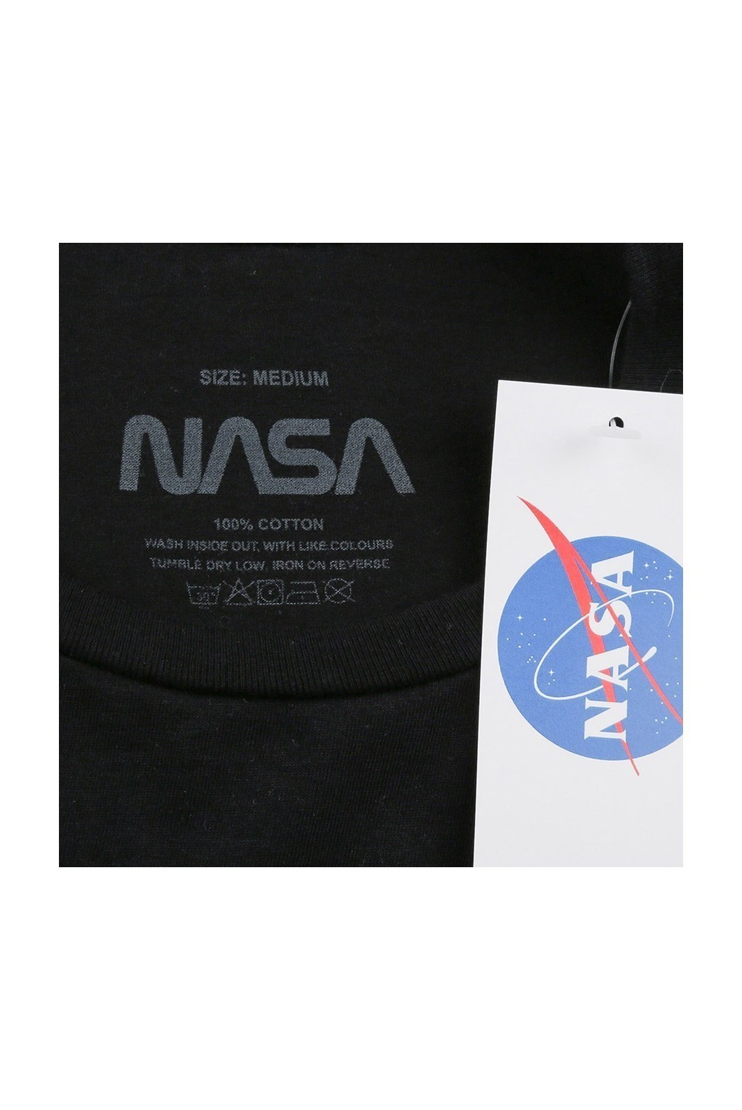 T-SHIRT - NASA - Comic - Black - AIMTS024BLK