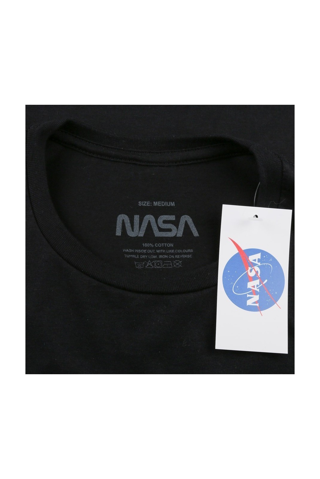 T-SHIRT - NASA - Comic - Black - AIMTS024BLK