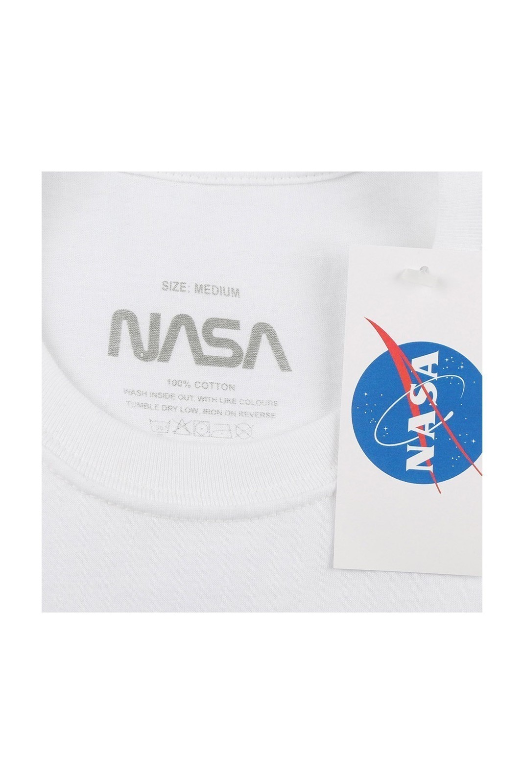 T-SHIRT - NASA - One Step - White - AIMTS028WHT