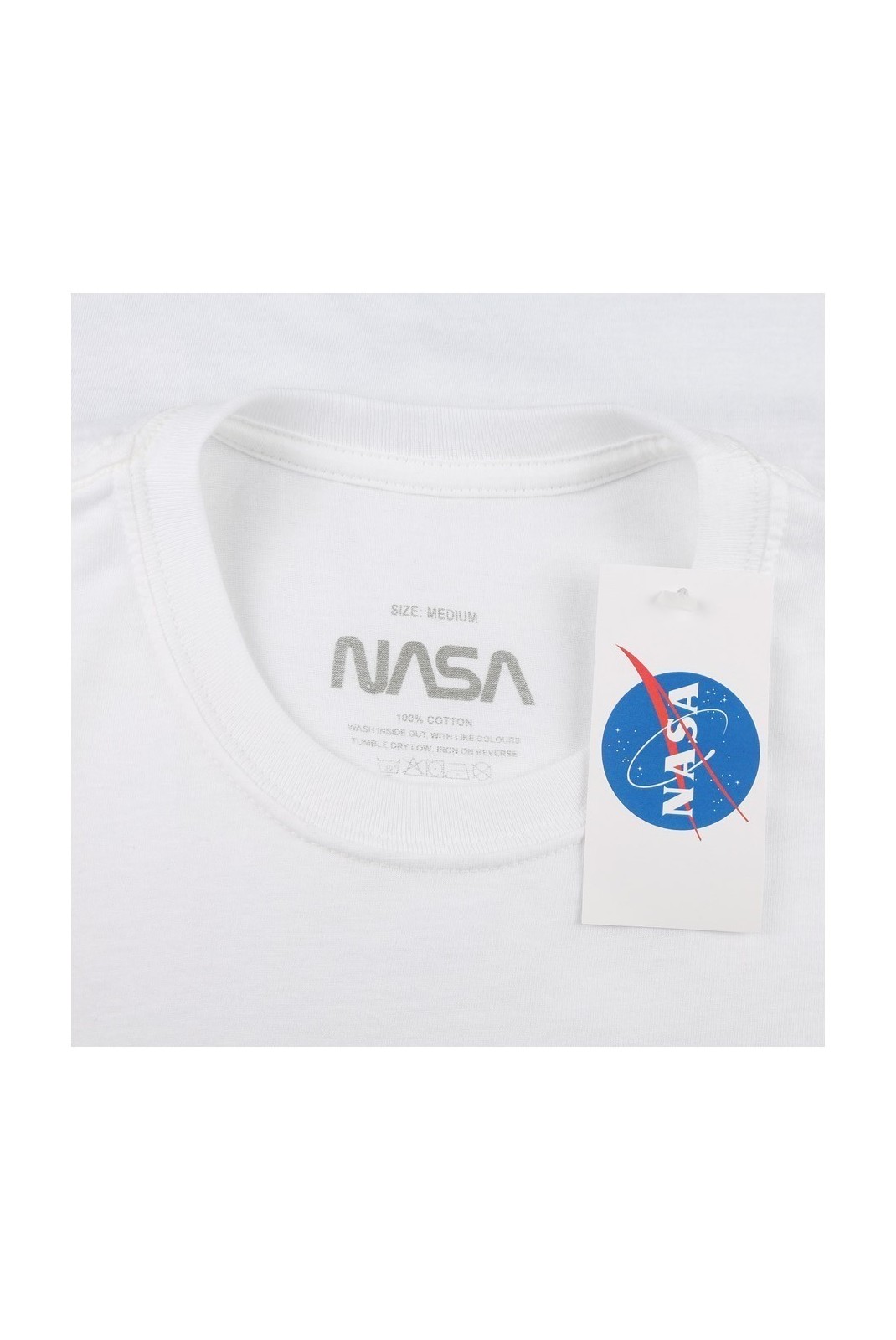 T-SHIRT - NASA - One Step - White - AIMTS028WHT