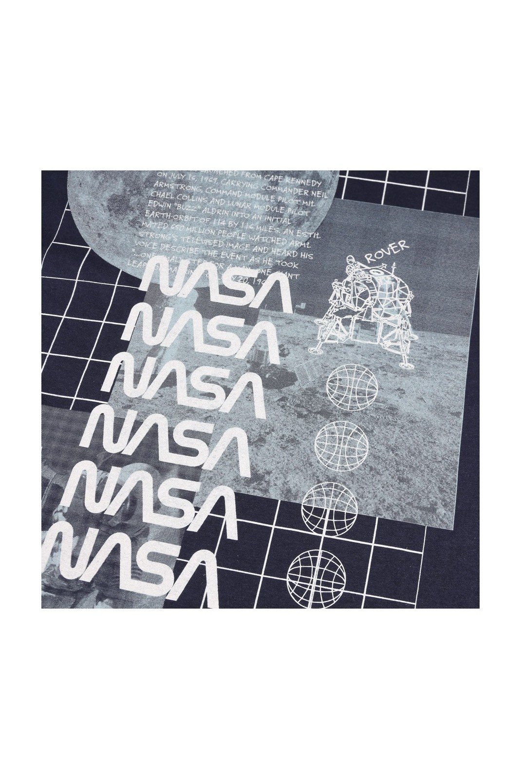 T-SHIRT - NASA - Rover - Navy - AIMTS029NVY