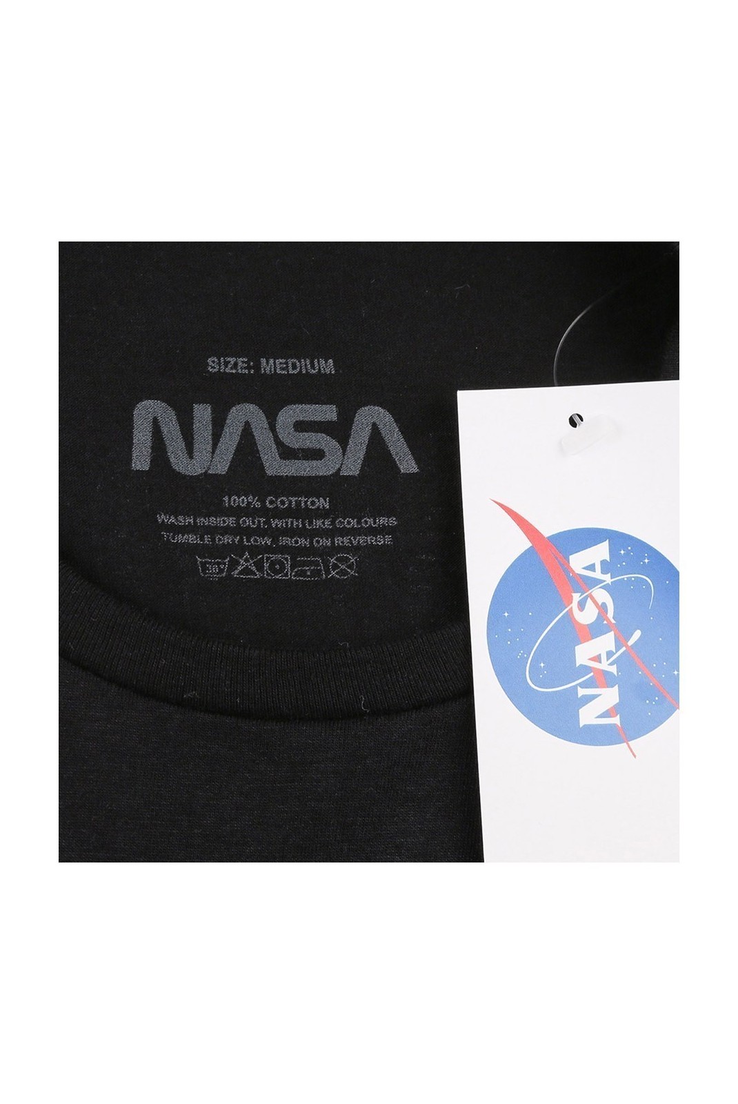 T-SHIRT - NASA - Shuttle Schematic - Black - AIMTS030BLK