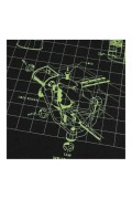 T-SHIRT - NASA - Shuttle Schematic - Black - AIMTS030BLK