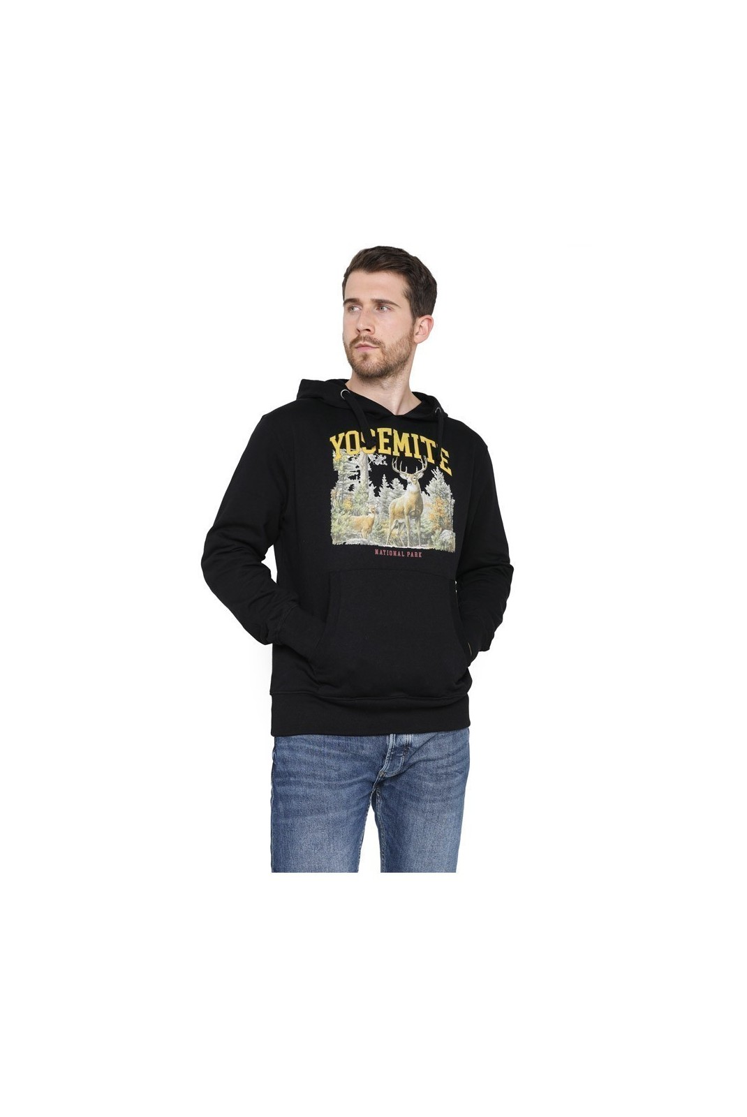 Sweatshirt - NATIONAL PARKS - Yosemite - Black - CDMHS180BLK