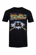 T-SHIRT - BACK TO THE FUTURE - Delorean - Black - GBMTS379BLK