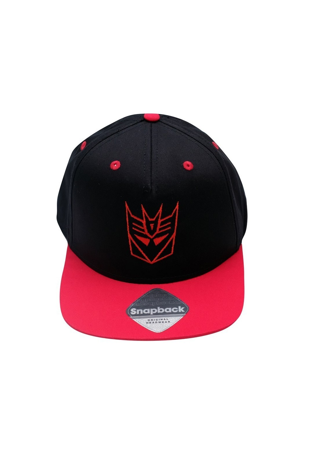 Casquette - TRANSFORMERS - Decepticon Line - Black/Red - HAMCP141BLR