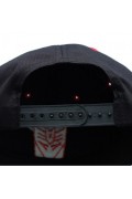 Casquette - TRANSFORMERS - Decepticon Line - Black/Red - HAMCP141BLR