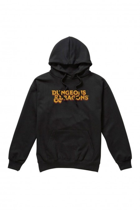 Sweatshirt - DUNGEONS & DRAGONS - 70'S Logo - Black - HAMHS035BLK