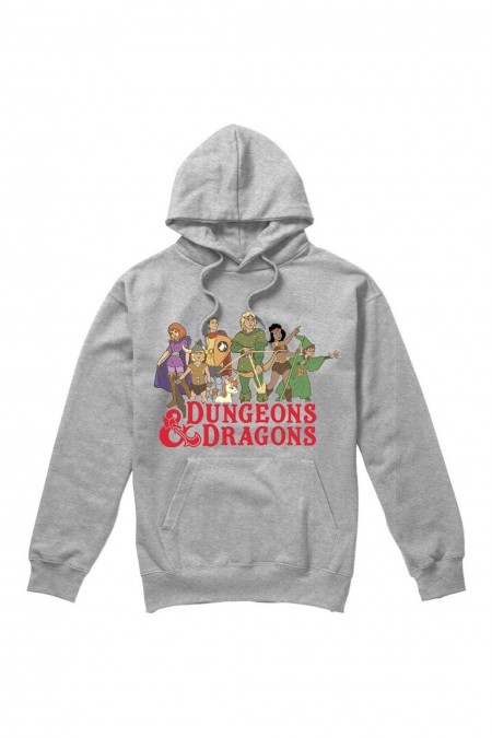 Sweatshirt - DUNGEONS & DRAGONS - Line Up - Heather Grey - HAMHS103SPO