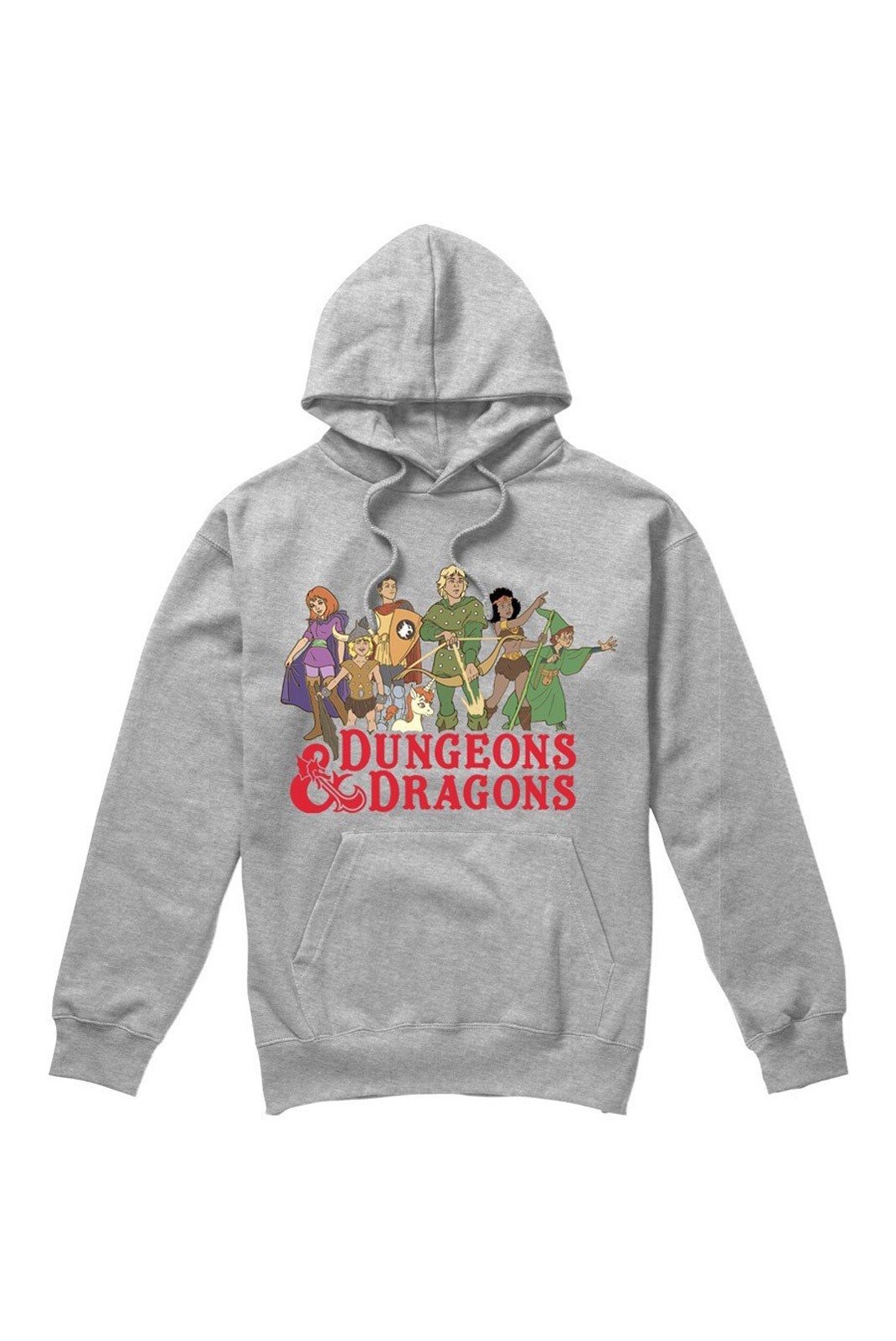 Sweatshirt - DUNGEONS & DRAGONS - Line Up - Heather Grey - HAMHS103SPO