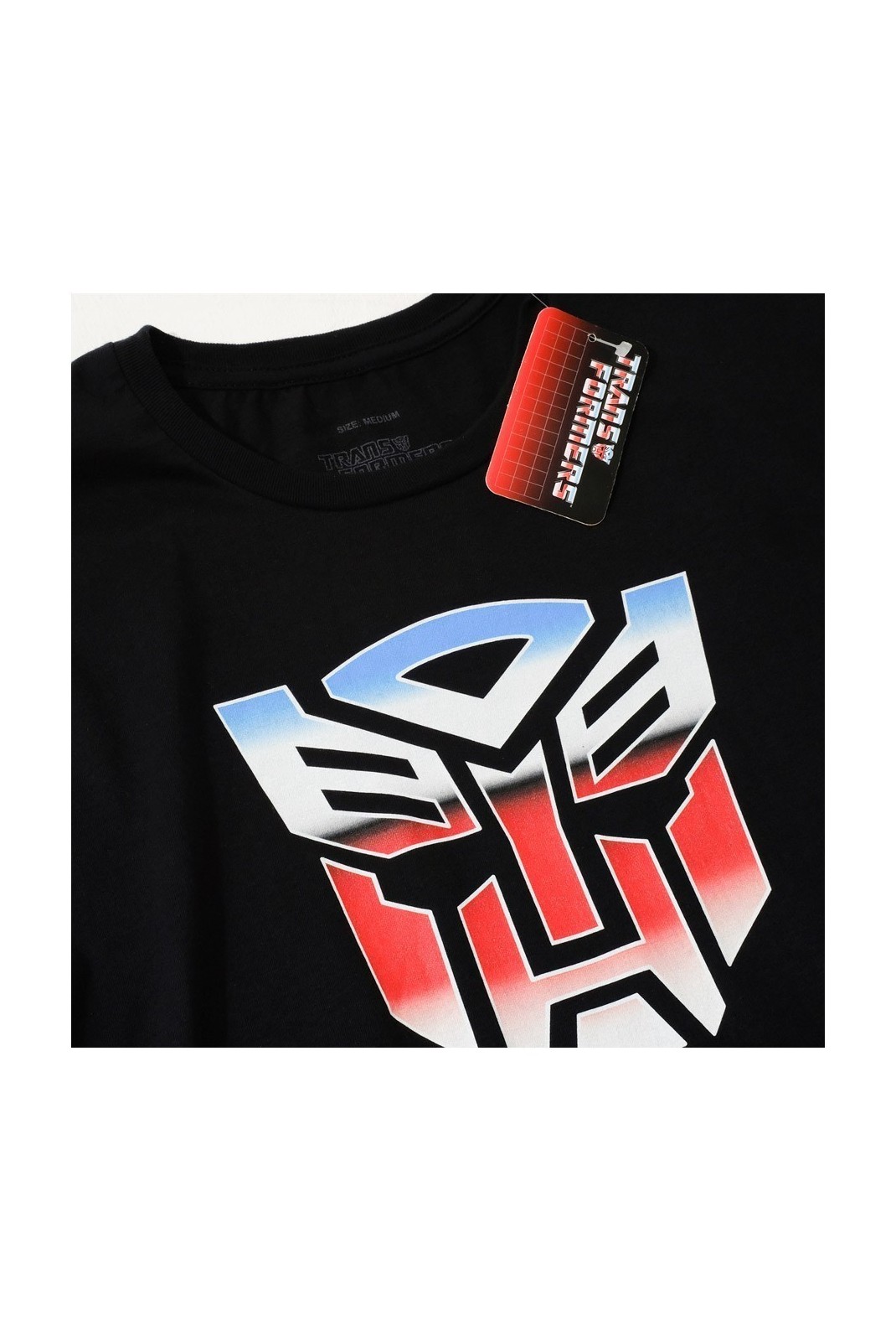 T-SHIRT - TRANSFORMERS - Autobots Logo - Black - HAMTS014BLK