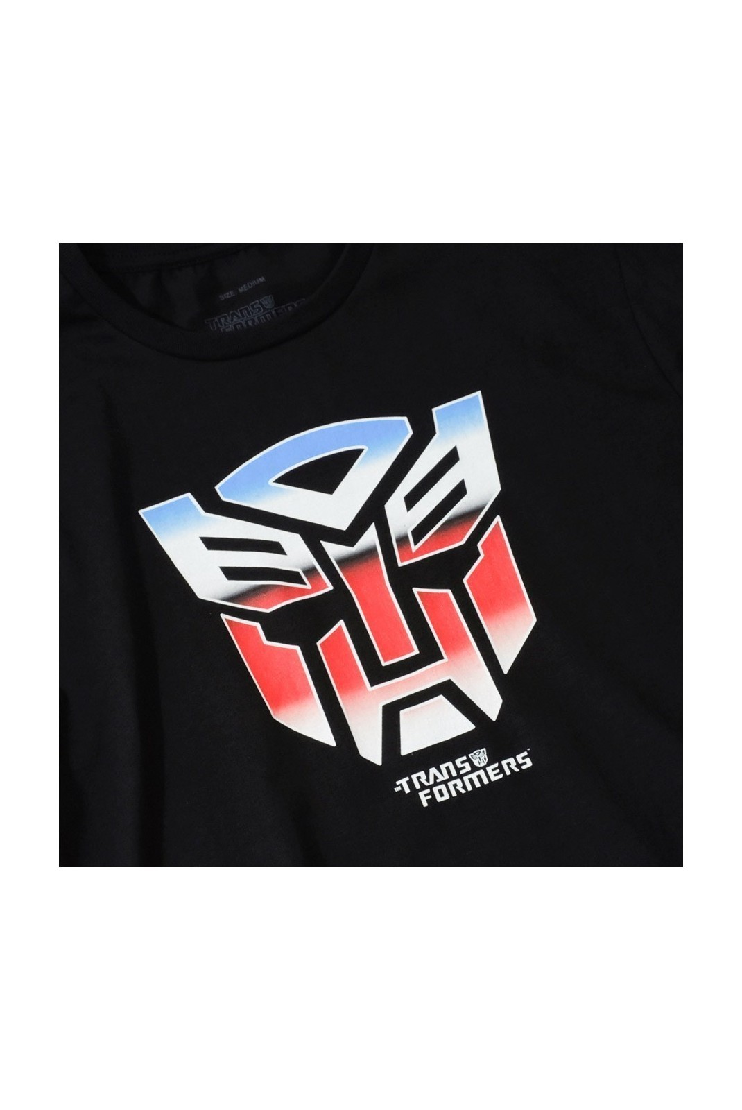 T-SHIRT - TRANSFORMERS - Autobots Logo - Black - HAMTS014BLK