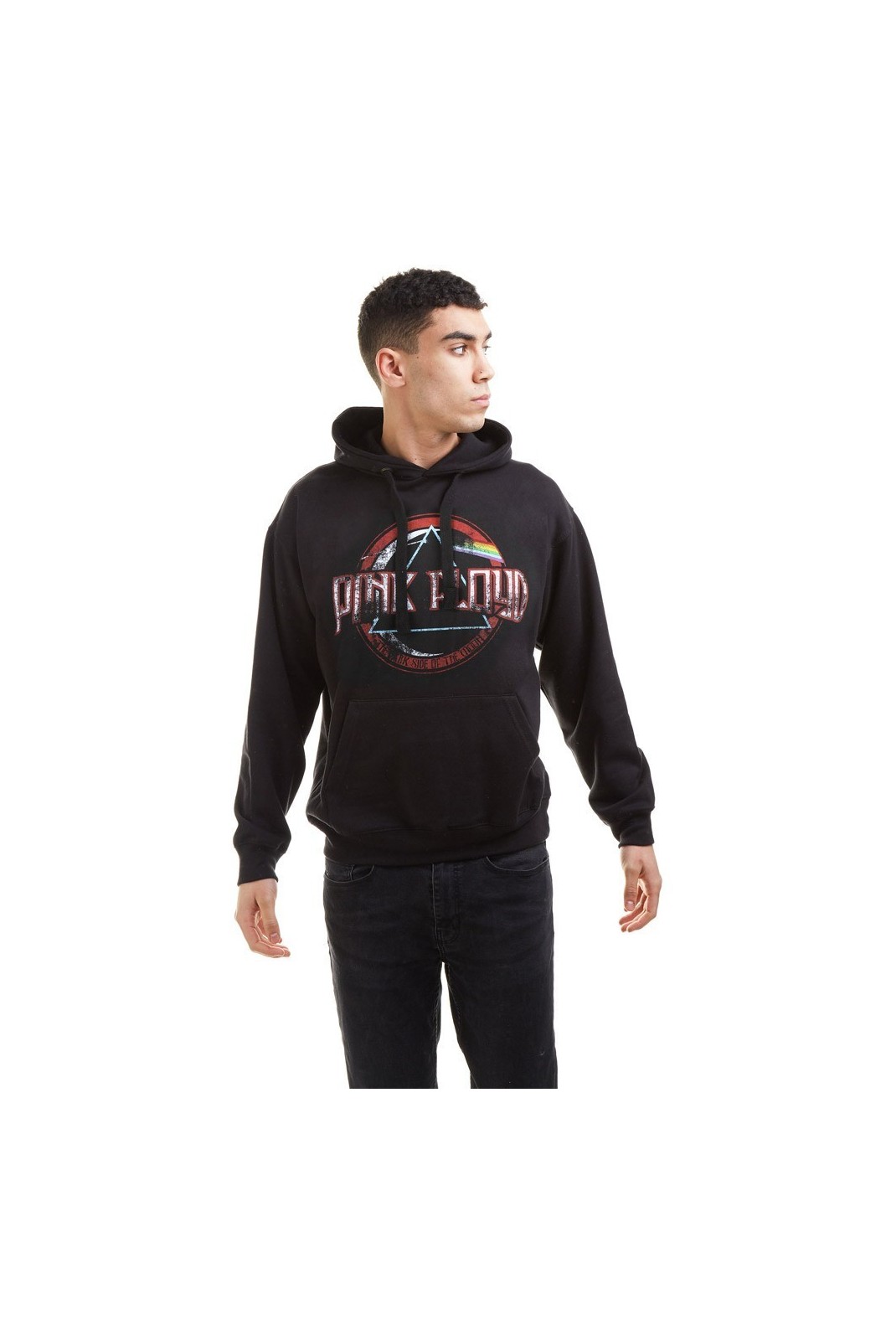 Sweatshirt - PINK FLOYD - Emblem - Black - POMHS189BLK