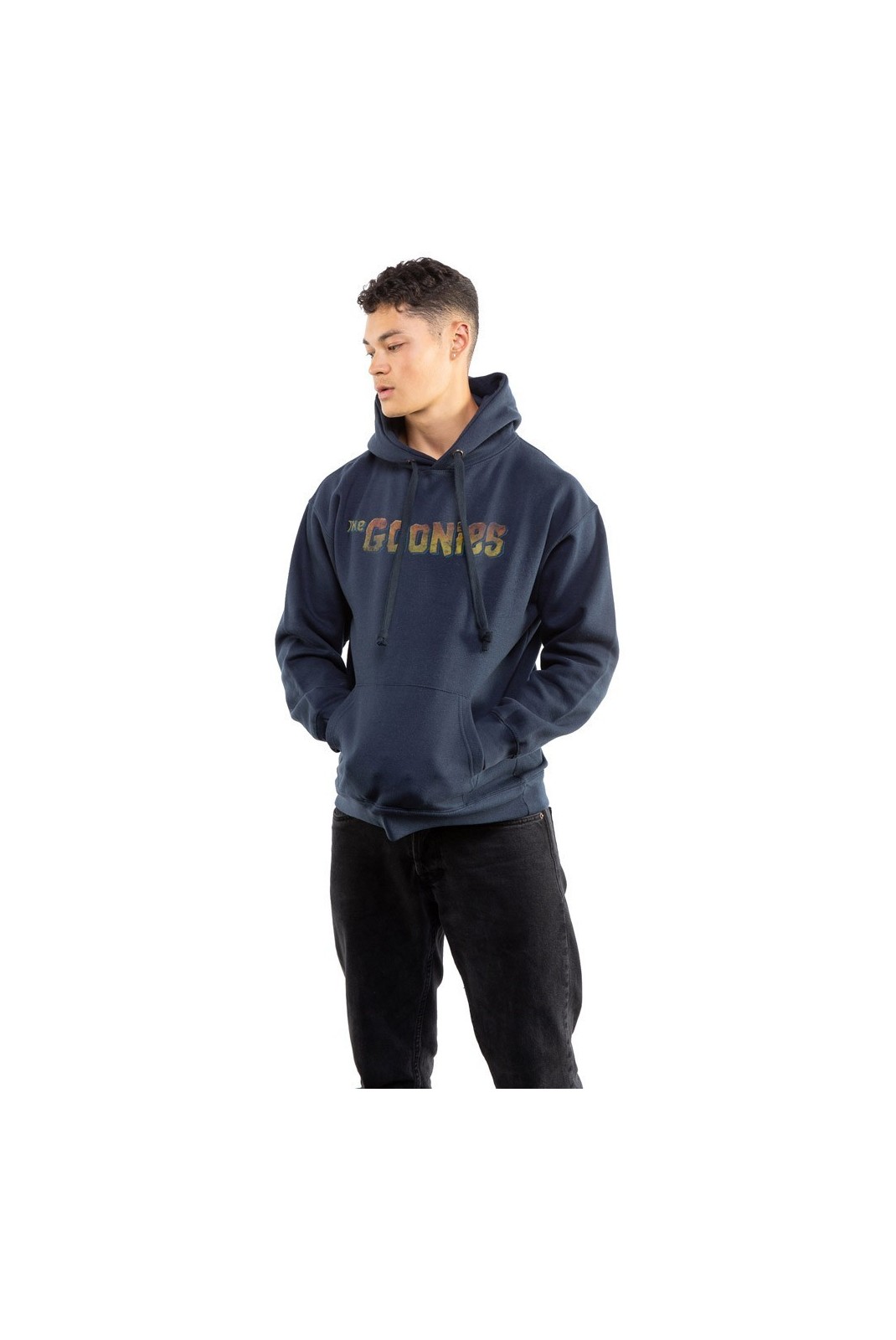 Sweatshirt - THE GOONIES - Logo - Navy - POMHS256NVY