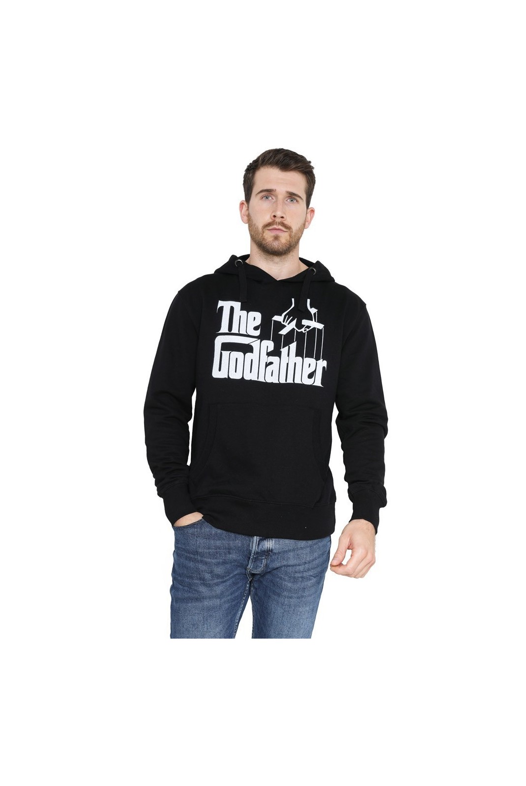 Sweatshirt - THE GODFATHER - Logo  - Black - POMHS512BLK