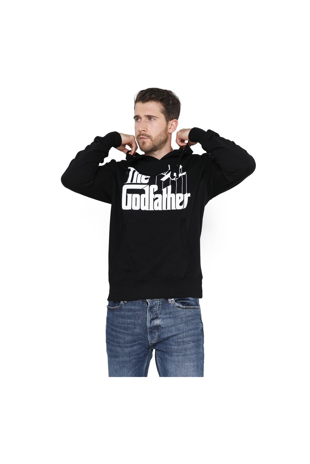 Sweatshirt - THE GODFATHER - Logo  - Black - POMHS512BLK