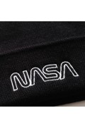 Bonnet - NASA - Outline Logo - Black - TRMBH041BLK