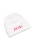 Bonnet - NASA - Outline Logo - White - TRMBH041WHT