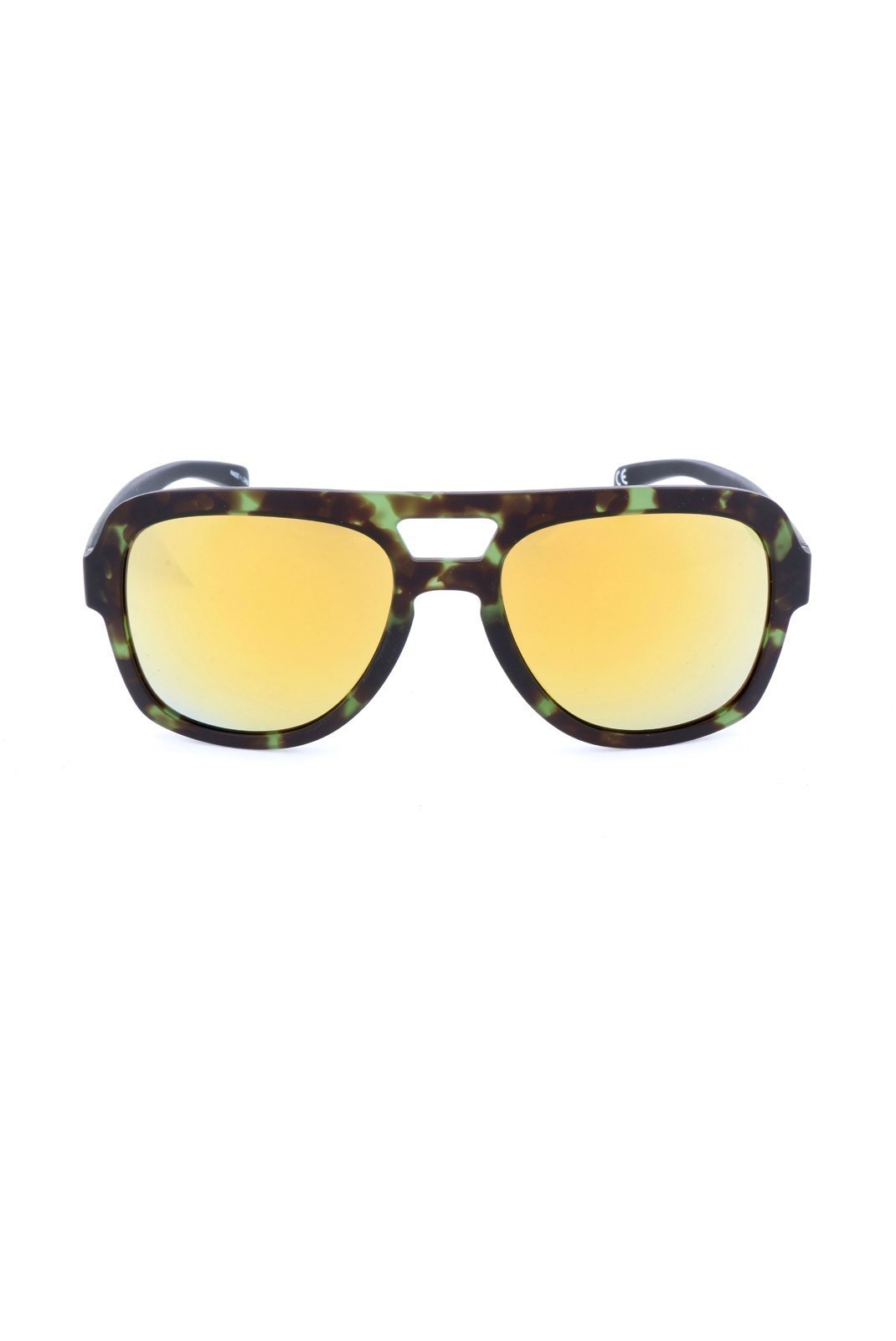 Lunettes de soleil - ADIDAS - Havana And Green Green/Golden Mirror