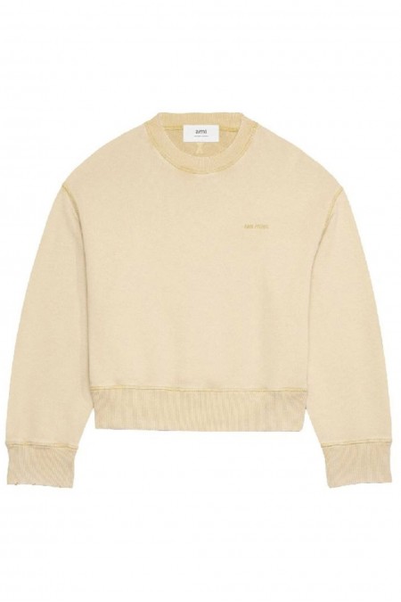 Sweatshirt - AMI - Ivory