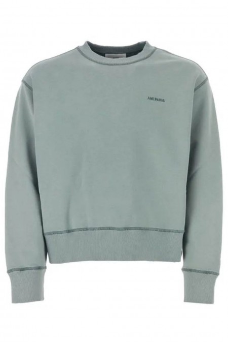 Sweatshirt - AMI - Aquamarine