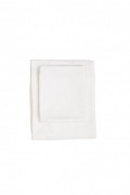 Drap-housse simple en satin - 90x190+25cm - White