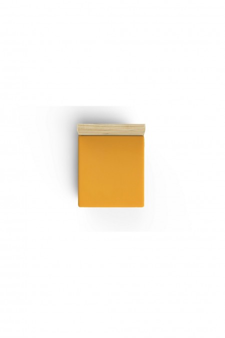 Drap-housse simple Ranforce - 90x190+25cm - Mustard