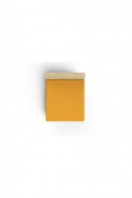 Drap-housse simple Ranforce - 90x190+25cm - Mustard