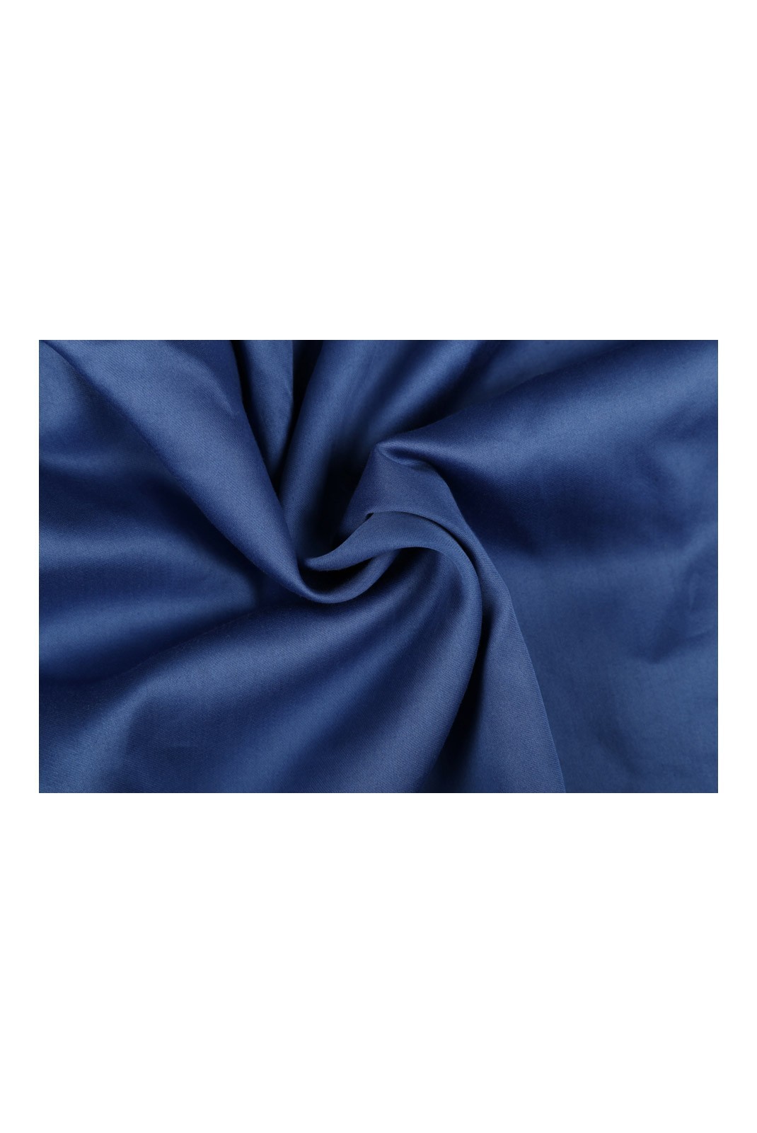 Drap-housse double en satin - 140x190+25cm - Dark Blue