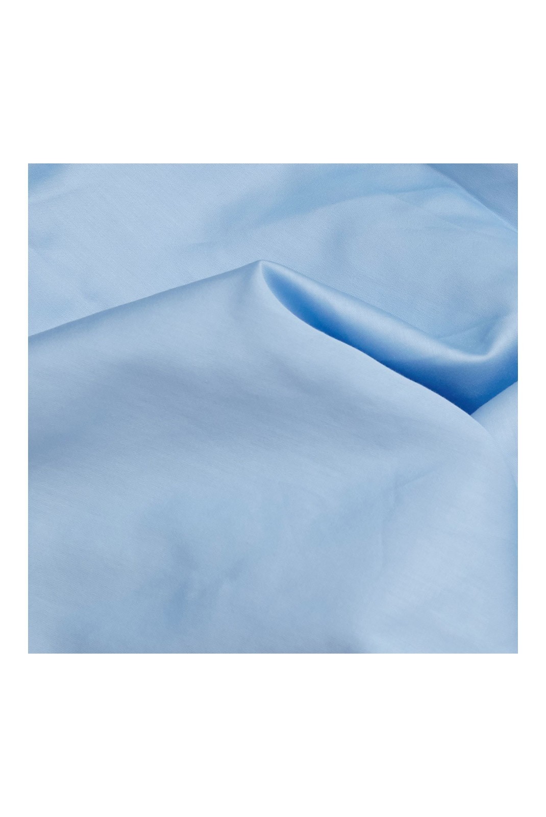 Drap-housse en satin pour lit king size - 160x200+20cm - Blue