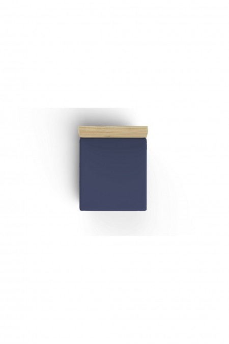 Drap-housse simple Ranforce Small - 90x190+30cm - Dark Blue