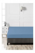 Drap-housse simple Ranforce Small - 90x190+30cm - Blue