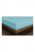 Drap-housse simple Ranforce - 90x200+30cm - Turquoise