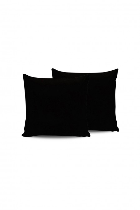 Ensemble de taies d'oreiller - 60x60cm - Black