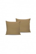 Ensemble de taies d'oreiller - 60x60cm - Light Brown