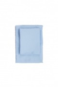 Drap-housse en satin King size - 160x200+30cm - Blue