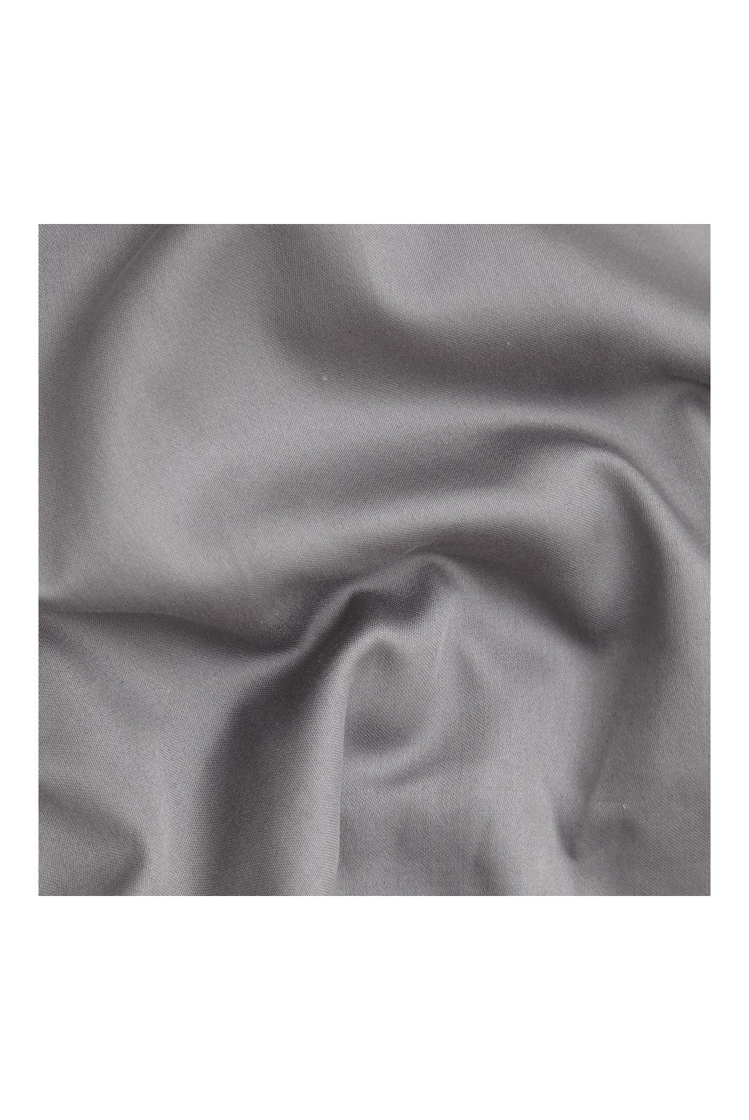 Drap-housse en satin pour lit super king size - 180x200+30cm - Dark Grey