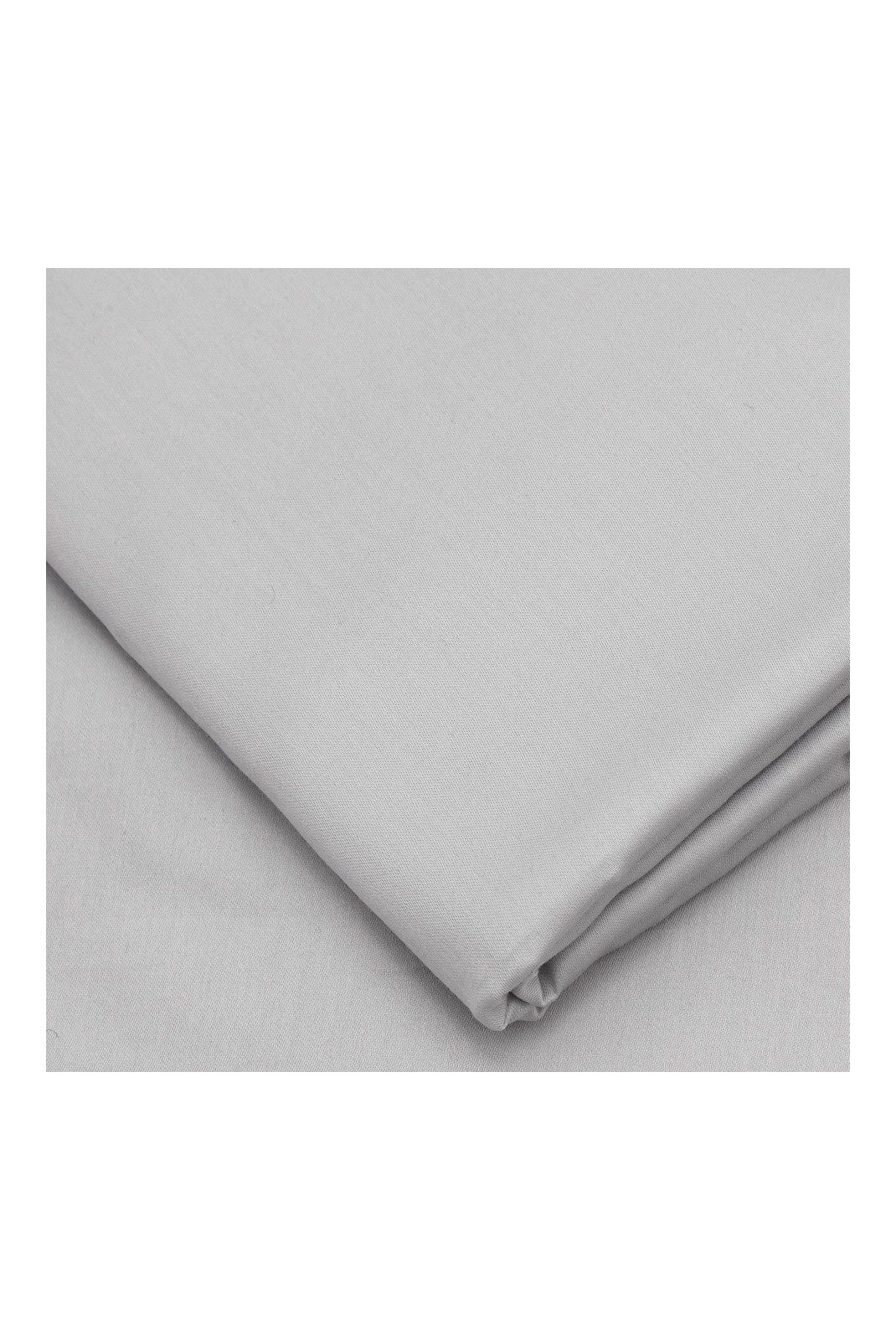 Drap-housse en satin pour lit super king size - 180x200+30cm - Light Grey