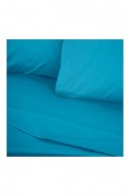 Housse de couette simple - 140x200cm - Turquoise - 1118