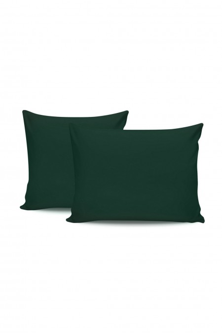 Ensemble de taies d'oreiller  - 60x60cm - Dark Green - 6112