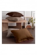 Ensemble de taies d'oreiller  - 60x60cm - Brown - 6125